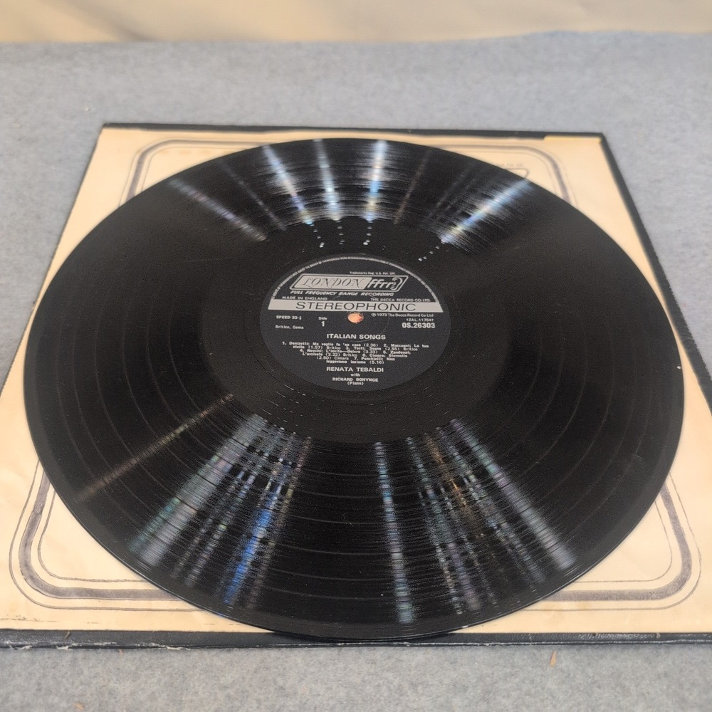 Renata Tebaldi in Concert Richard Bonynge Piano London fffr Vinyl LP OS 26303 - Picture 3 of 6